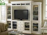 美式全实木电视柜客厅家具塔柜组合电视机柜展示柜书房书柜瓷器柜