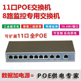 8口POE交换机 无线AP供电 11口POE交换机POE POE 9口标准POE