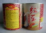 广村红豆罐头 奶茶原料设备批发 红豆奶茶刨冰沙冰甜品原料3.3kg