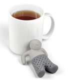 创意食品级泡茶器 泡澡小人 硅胶茶包 滤茶器 创意茶具