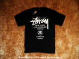 【实力现货】Stussy WT Dot Tee 世界巡游 背面三原色 短袖T恤