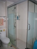 上海定做淋浴房 L形一字型卫生间玻璃隔断沐浴移门浴室屏风推拉门