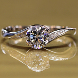 欧洲专柜卡地亚18k玫瑰金镶钻男女款戒指情侣款love婚戒指环对戒