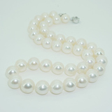 包邮特价促销11-12mm正圆强光白色天然珍珠项链饰品女送妈妈朋友