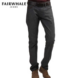 2015春季新款马克华菲MarkFairwhale男士小直筒简约牛仔裤