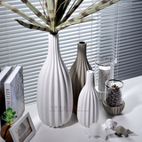 北欧简约家居工艺品软装饰品样板房摆件花瓶现代创意陶瓷客厅花插