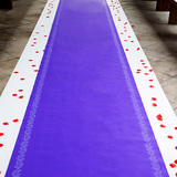 婚庆用品 婚庆地毯 唯美紫色地毯 红地毯 一次性地毯 20米长包邮