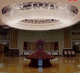 1 1.5 2 3米LED圆形客厅水晶灯高档大气吸顶灯酒店大堂工程灯具