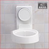 SQ立式壁挂式强力吸盘卫生间洗手间 大电吹风机架子 浴室置物架