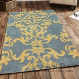 新中式复古地毯客厅茶几沙发地毯卧室床边样板间书房地毯定制特价