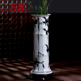 景德镇陶瓷器  富贵竹花瓶 花瓶摆件客厅插花 现代简约家居工艺品
