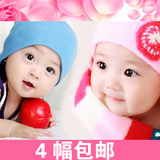 可爱宝宝海报墙贴图片胎教海报婴儿照片宝宝画像海报婴儿海报J18