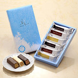 现货2盒子包邮  日本北海道购白色恋人美冬巧克力三种口味威化6枚