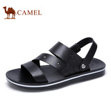 Camel骆驼男鞋 2016春夏新款日常舒适休闲搭扣男士凉拖鞋