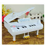 创意天空之城八音盒14键可弹奏钢琴音乐盒送闺蜜小孩生日创意礼物