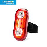 自行车后尾灯LED安全警示灯防水可换电池夜间骑行尾灯山地车配件