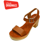 clarks Originals女鞋 2015夏季新款复古高跟凉鞋Jayda Parade