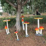 大型植物模型雕塑工艺品房产户外公园景观装饰品摆件大蘑菇群组合