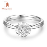 Darry Ring戴瑞珠宝DR求婚钻戒结婚订婚钻石戒指正品专柜群镶女戒