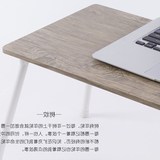 懒人办公白色学习桌笔记本电脑桌床上用书桌简约简易折叠桌子包邮