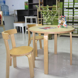优惠价儿童桌椅套装实木圆形幼儿园桌椅游戏桌卡通宝宝桌椅小桌子