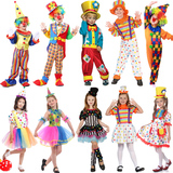 万圣节儿童服装cosplay化妆舞会表演演出服装扮小丑衣服小丑套装