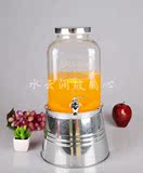 5升果汁罐mason jar无铅玻璃带水龙头酿酒瓶酵素桶密封罐梅酒桶
