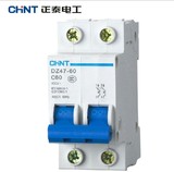 CHNT/正泰小型断路器家用空气开关 DZ47 2P 63A低压电器空开正品