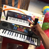 具麦克风话筒宝宝学习琴早教唱歌音乐女孩钢琴玩儿童电子琴玩具带
