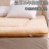 羊羔绒床垫子加厚保暖1.5m床双人1.8m床学生宿舍床垫1.2m米床特价