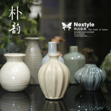 耐品家居美式欧式日式和风创意陶瓷花瓶摆件装饰品样板间