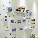 小清新儿童房照片墙欧式客厅地中海挂墙相框墙创意组合韩式相片墙