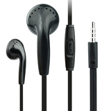 瑞歌A6平耳式耳机智能手机通用有线耳机面条耳塞带麦通话线控耳机