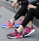 乔丹格兰网面气垫透气运动单鞋女韩版中学生跑步鞋36 37 38码男鞋
