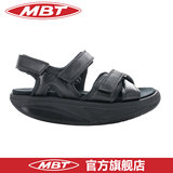 【天猫预售】包邮MBT  新款KINAYA夏季黑色小牛皮女鞋凉鞋700677