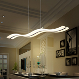 LED吊灯亚克力创意个性餐厅灯现代简约吧台灯铁艺艺术咖啡厅灯具