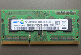 三星DDR3 2G笔记本内存条1333 PC3-10600兼容1066/1067 送螺丝刀