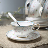 骨瓷咖啡杯碟陶瓷杯 花茶杯 早餐杯  卡布奇诺杯碟 摩卡杯 奶茶杯