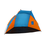 沙滩帐篷遮阳棚户外海边双人钓鱼防晒透气帐篷凉棚 防紫外线简易