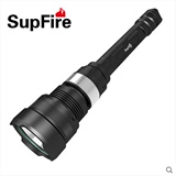 新品SupFire 强光手电筒Y12 充电进口LED长款防身户外打猎远射灯
