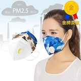 男女士骑行防尘防霾PM2.5呼吸阀口罩秋冬一次性无纺布加厚抗菌