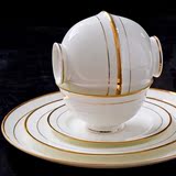 景德镇陶瓷器骨瓷餐具单件饭碗骨碟菜盘碗盘碟勺手绘金边零卖试用