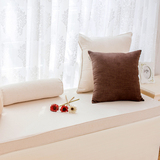 飘窗垫窗台垫定做纯色棉麻榻榻米垫加厚高密度海绵垫子实木沙发垫
