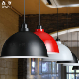 工业风简约吊灯灯罩创意个性单个办公室咖啡餐厅吊灯单头工矿吊灯