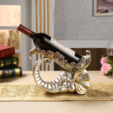 美式红酒架摆件客厅玄关复古酒柜装饰品欧式创意大象高档奢华酒架
