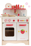 白色厨房 过家家仿真做饭灶台木质制玩具厨具套1-2-3-4-5-6岁
