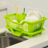 厨房小号放碗架 塑料单层沥水滴水碗碟架碗筷收纳置物架收纳篮子