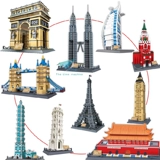 世界著名城市建筑超大模型拼装男孩玩具益智拼插积木儿童生日礼物
