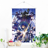 绝对萌域 Fate/Grand Order saber动漫周边壁画卷轴海报装饰挂画