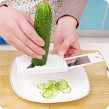 韩式黄瓜美容切片器 黄瓜土豆切片 带镜美容面膜切片器 切片薄